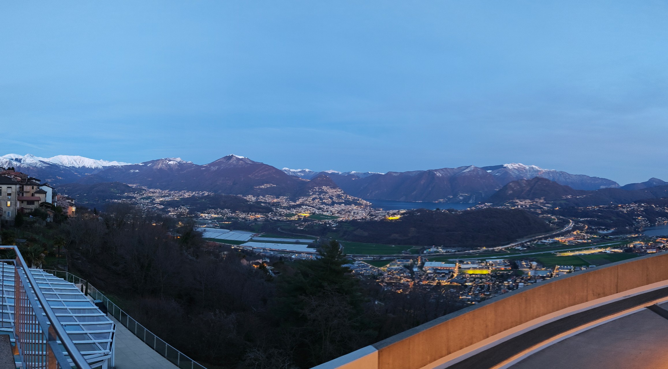 Vista dalla terrazza